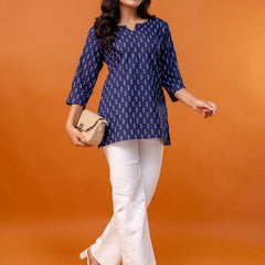 Elegant Printed top – Soft Cotton, Everyday Style, Sizes S–XXL.