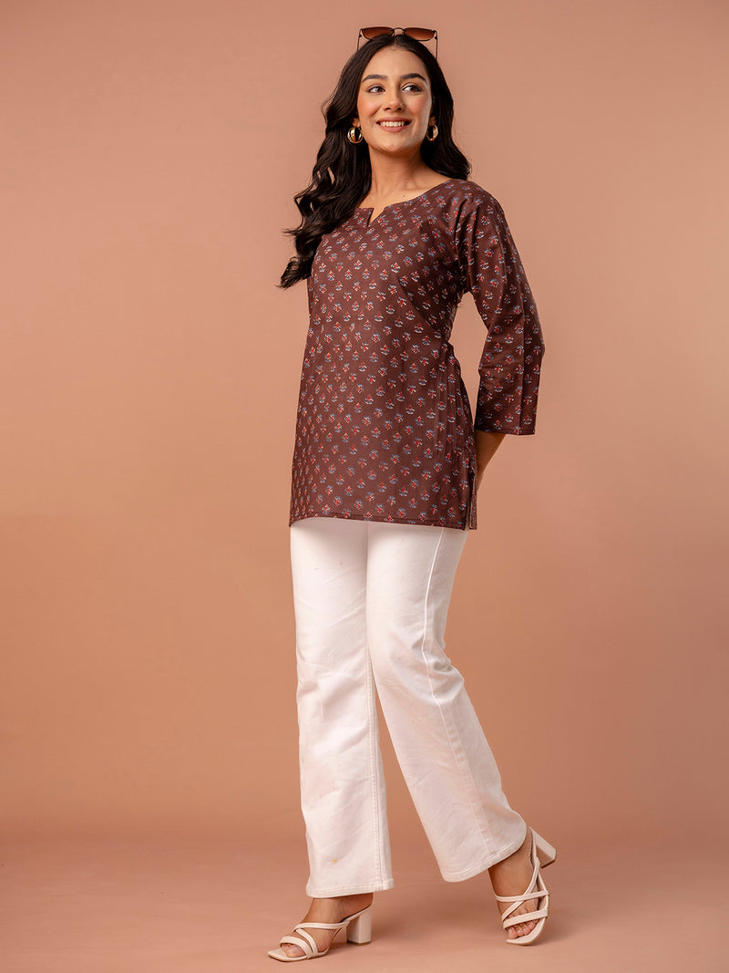 Elegant Printed top – Soft Cotton, Everyday Style, Sizes S–XXL.