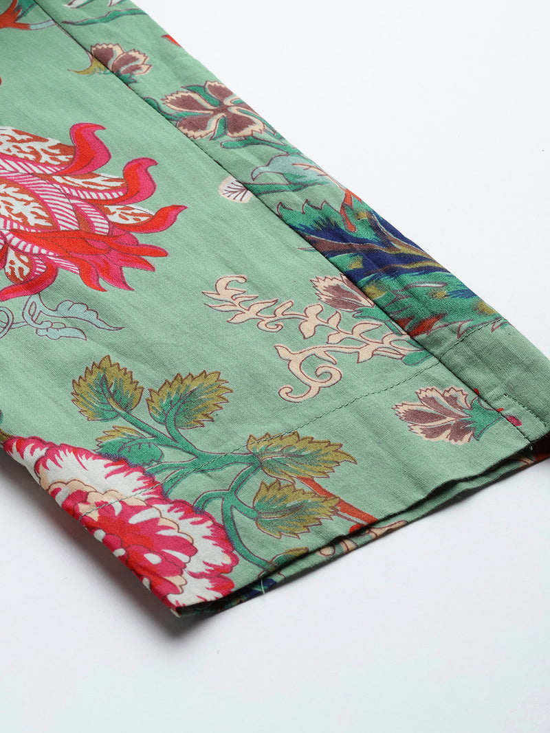 Printed Cotton Kurti & Pant Set – Breezy Prints, Chic Fit