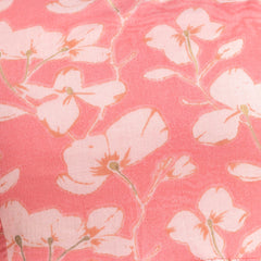 Floral Print Cotton Peplum Top