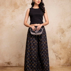 Women’s Elegant Cotton Printed Palazzos | Breathable & Flowy Fit