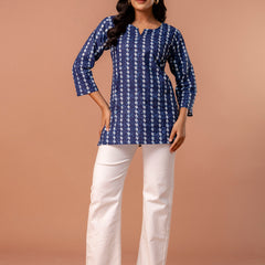 Elegant Printed top – Soft Cotton, Everyday Style, Sizes S–XXL.