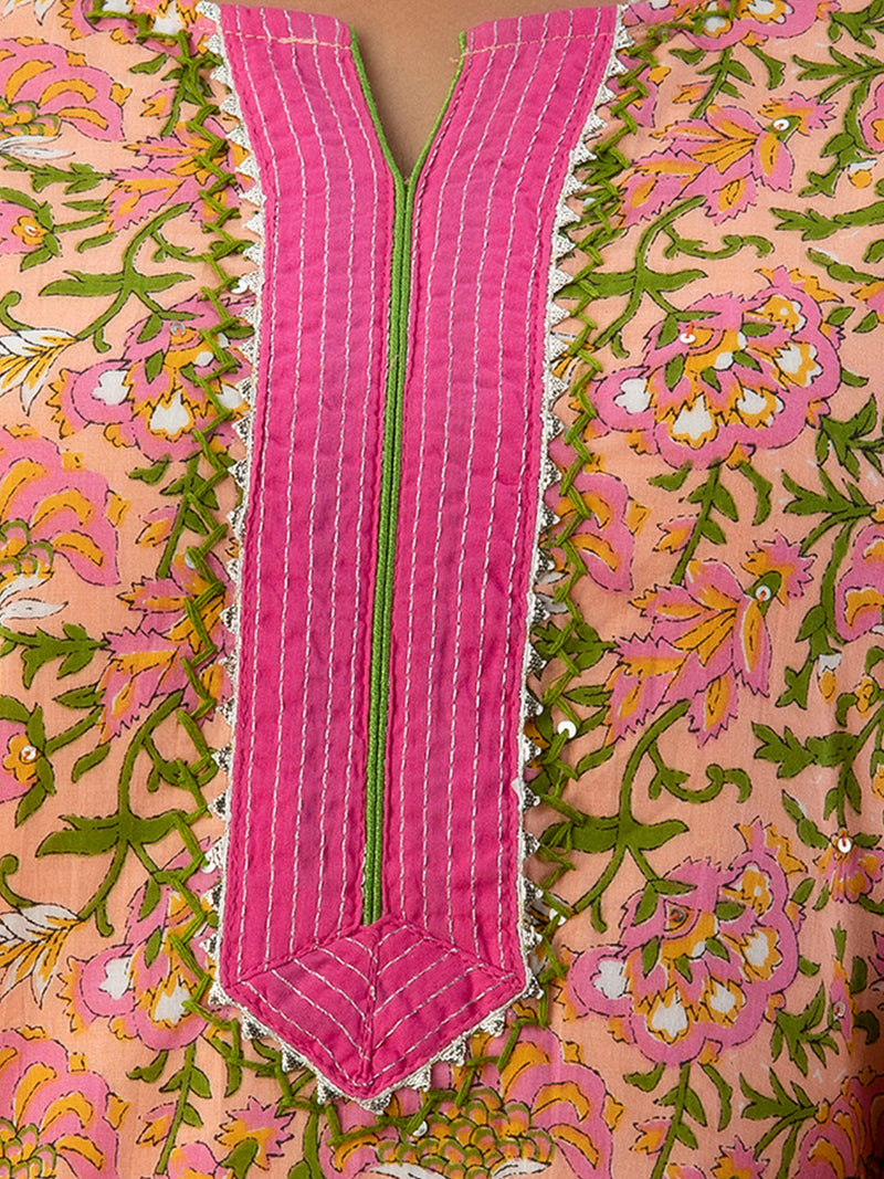 Women Kurta Pant Dupatta Set