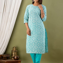 Women Kurta Pant Dupatta Set