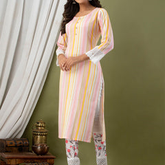 Women Kurta Pant Dupatta Set