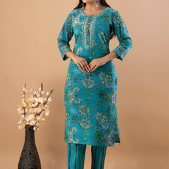 Women Kurta Pant Dupatta Set