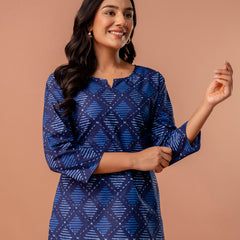 Elegant Printed top – Soft Cotton, Everyday Style, Sizes S–XXL.