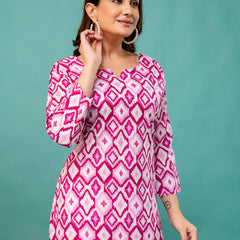 Elegant Printed top – Soft Cotton, Everyday Style, Sizes S–XXL.