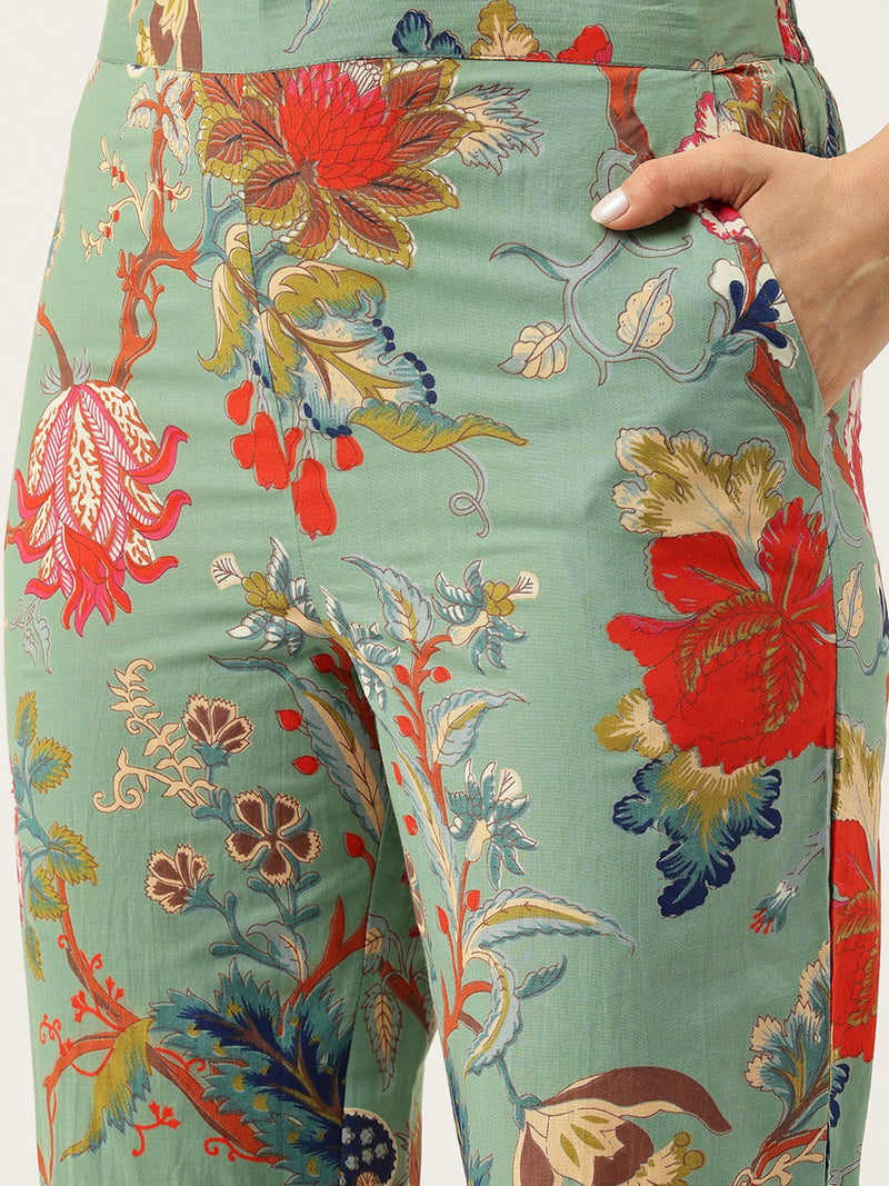 Printed Cotton Kurti & Pant Set – Breezy Prints, Chic Fit