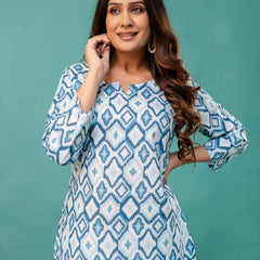 Elegant Printed top – Soft Cotton, Everyday Style, Sizes S–XXL.