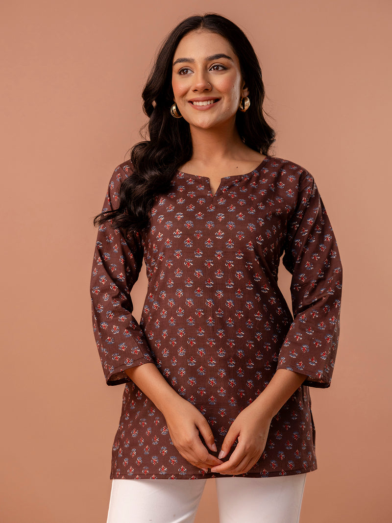Elegant Printed top – Soft Cotton, Everyday Style, Sizes S–XXL.