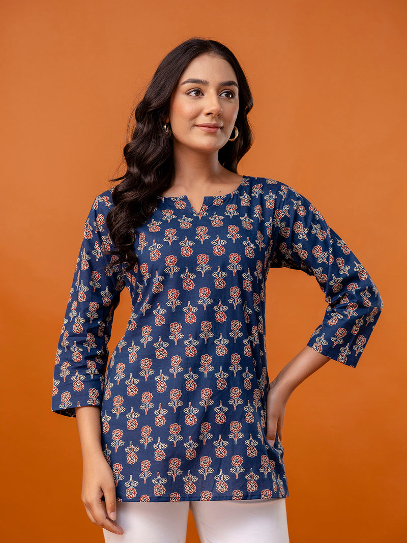 Elegant Printed top – Soft Cotton, Everyday Style, Sizes S–XXL.