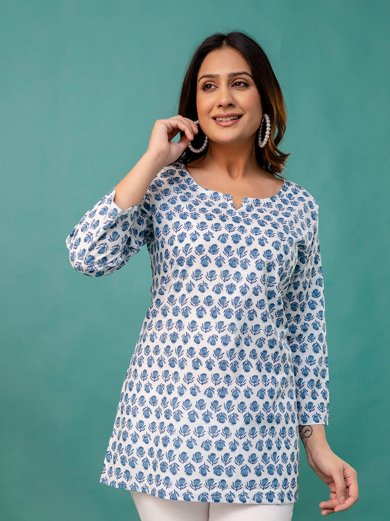 Elegant Printed top – Soft Cotton, Everyday Style, Sizes S–XXL.