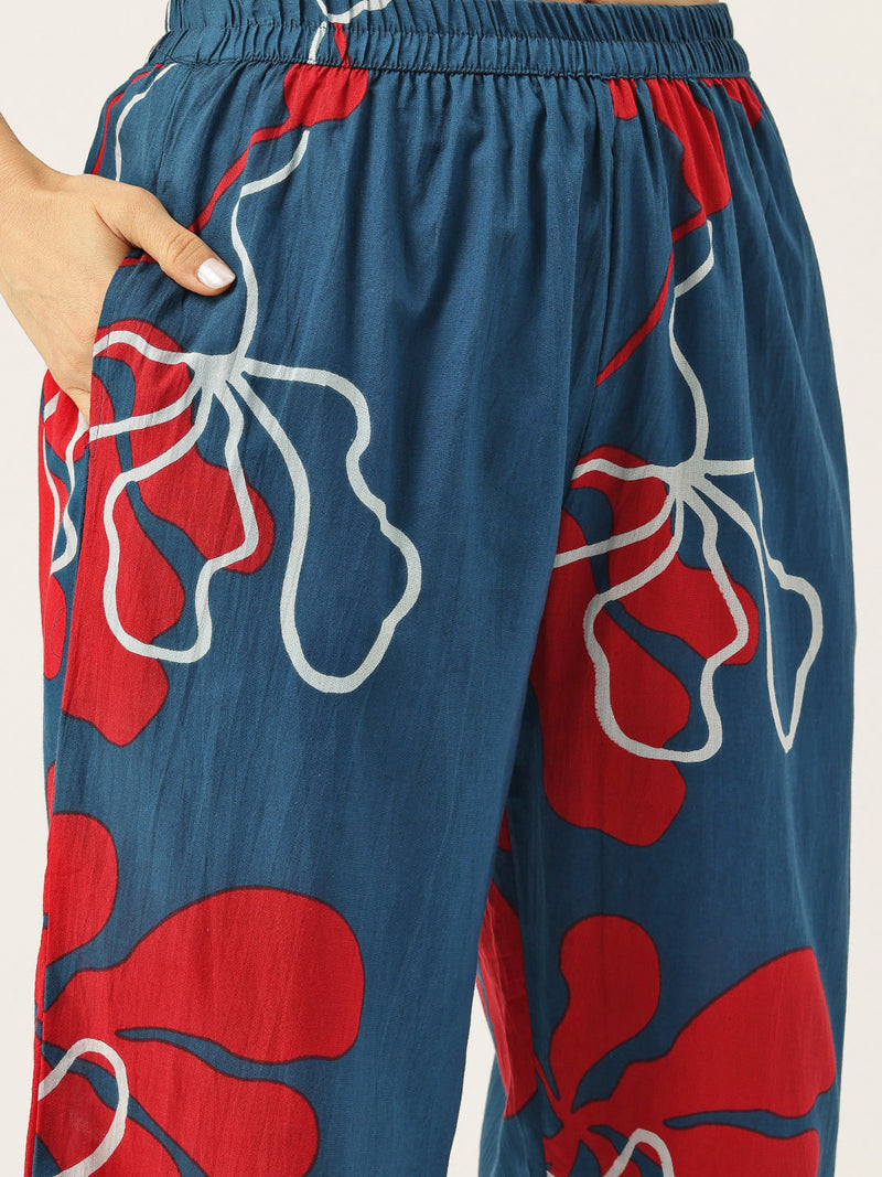 Floral Printed Cotton Co-Ord set – Breezy Prints, Chic Fit