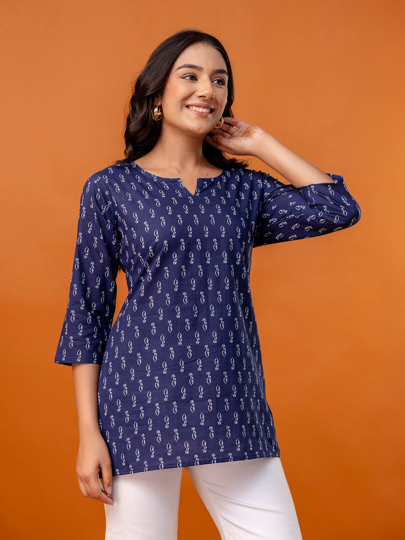 Elegant Printed top – Soft Cotton, Everyday Style, Sizes S–XXL.