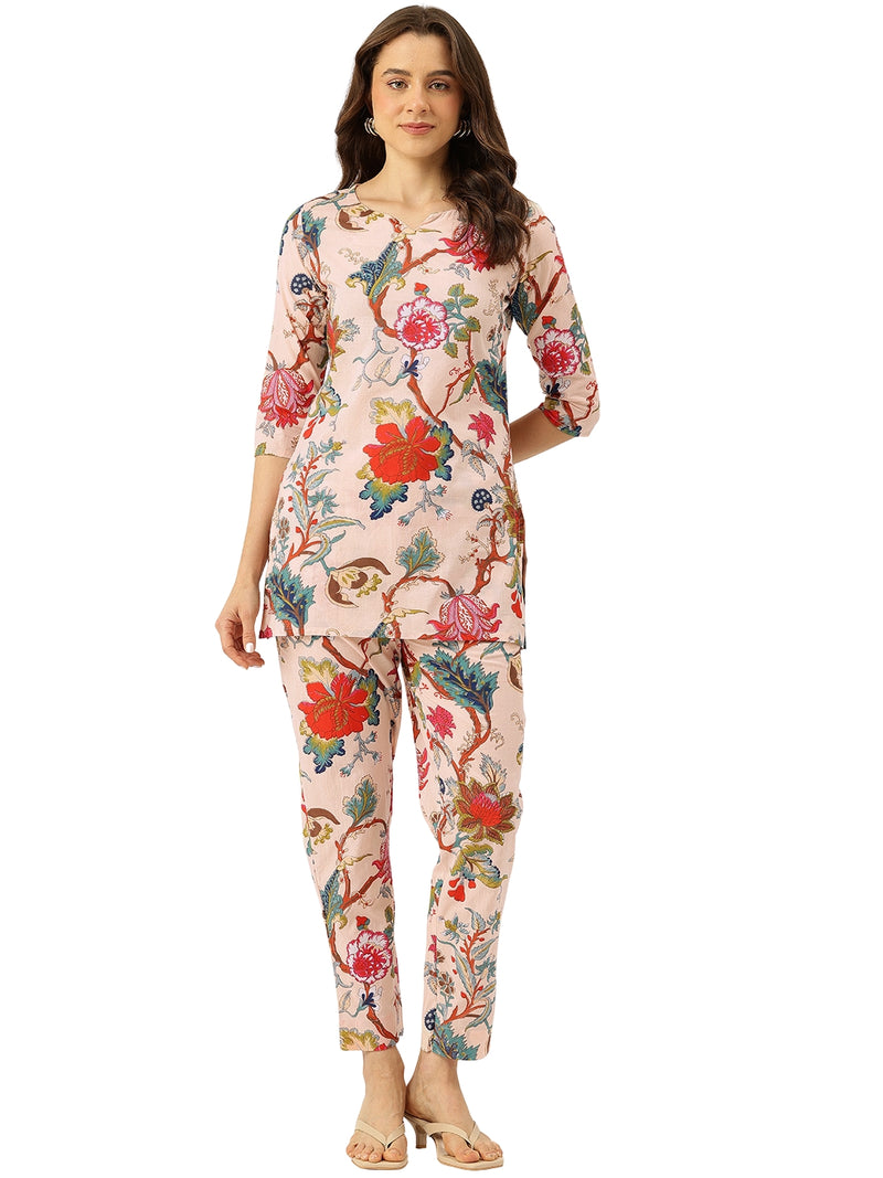 Printed Cotton Kurti & Pant Set – Breezy Prints, Chic Fit