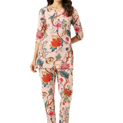 Printed Cotton Kurti & Pant Set – Breezy Prints, Chic Fit