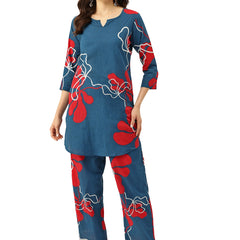 Floral Printed Cotton Co-Ord set – Breezy Prints, Chic Fit