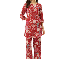 Floral Printed Cotton Co-Ord set – Breezy Prints, Chic Fit
