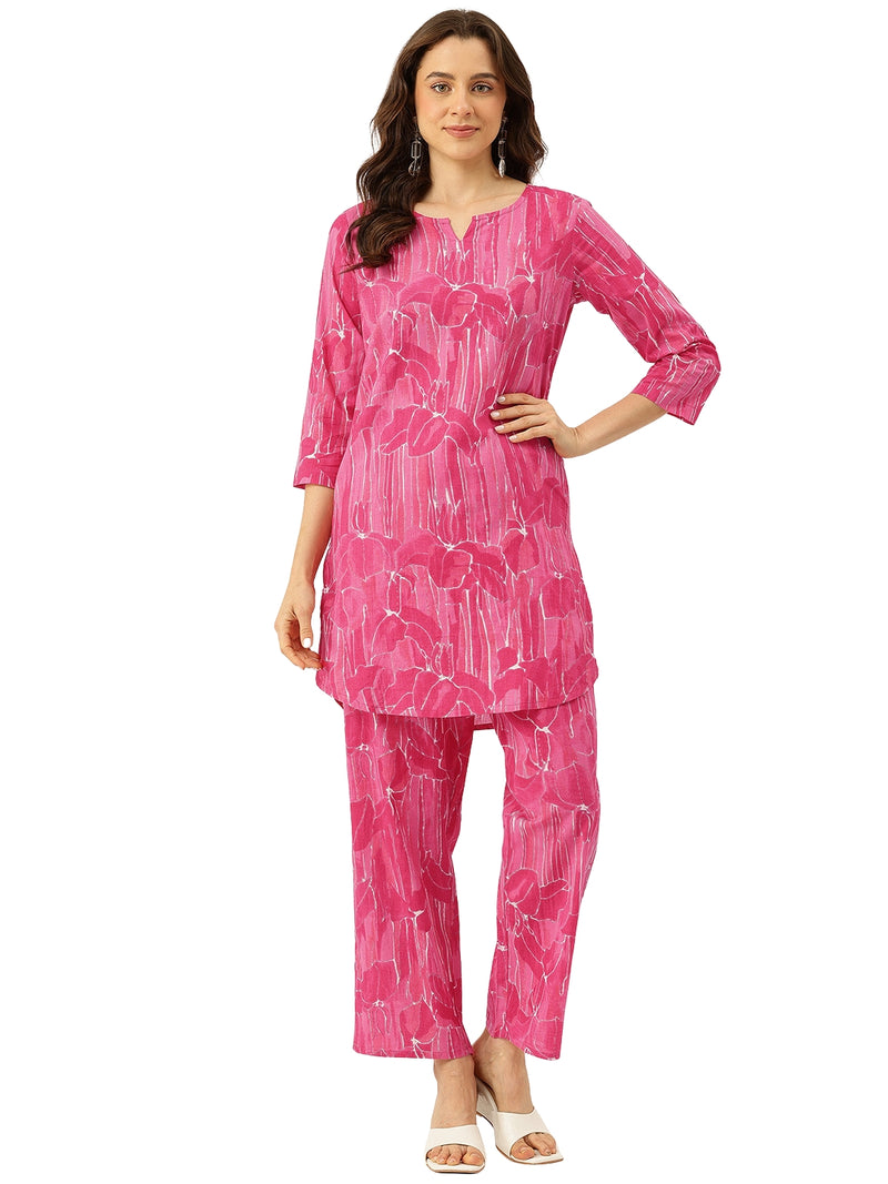 Floral Printed Cotton Co-Ord set – Breezy Prints, Chic Fit