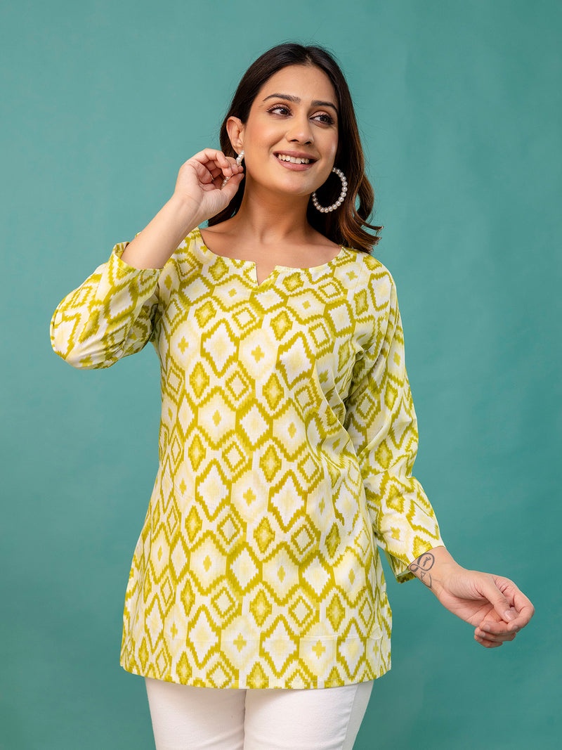 Elegant Printed top – Soft Cotton, Everyday Style, Sizes S–XXL.