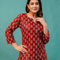 Elegant Printed top – Soft Cotton, Everyday Style, Sizes S–XXL.