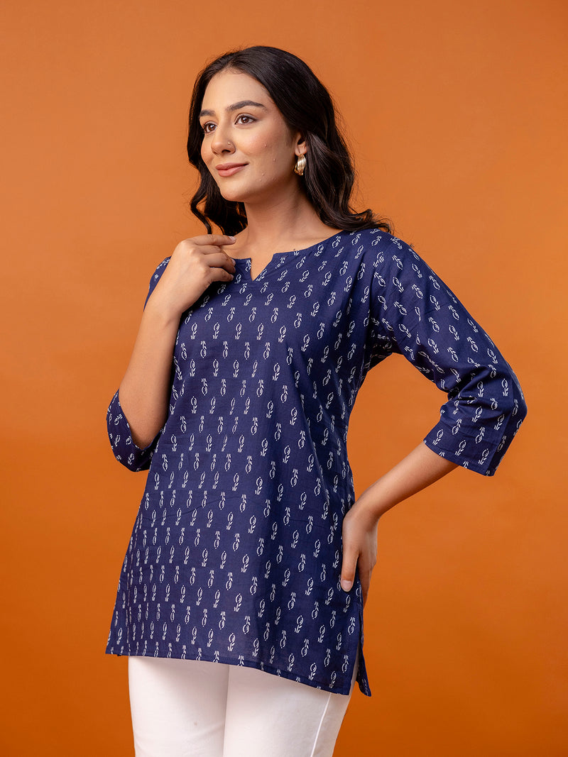 Elegant Printed top – Soft Cotton, Everyday Style, Sizes S–XXL.
