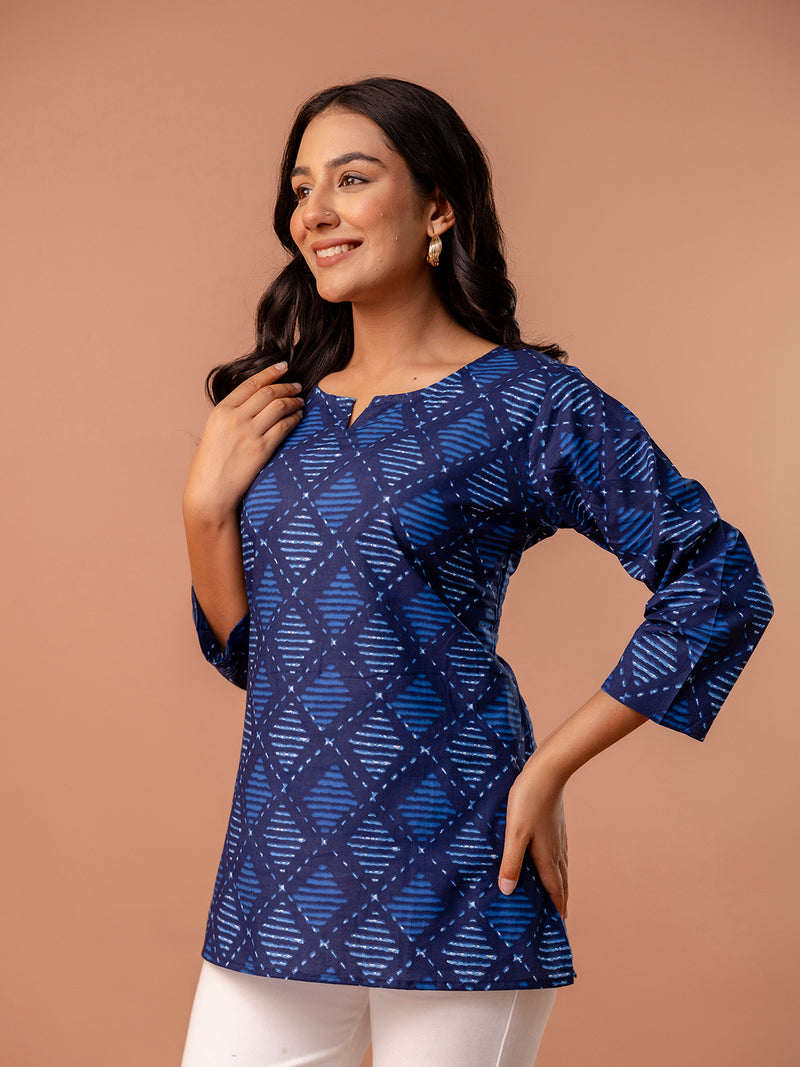 Elegant Printed top – Soft Cotton, Everyday Style, Sizes S–XXL.