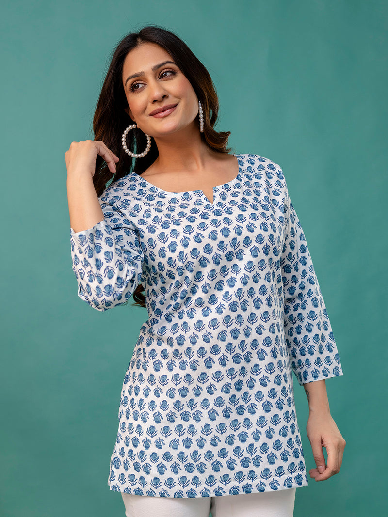 Elegant Printed top – Soft Cotton, Everyday Style, Sizes S–XXL.