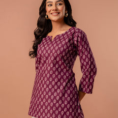 Elegant Printed top – Soft Cotton, Everyday Style, Sizes S–XXL.