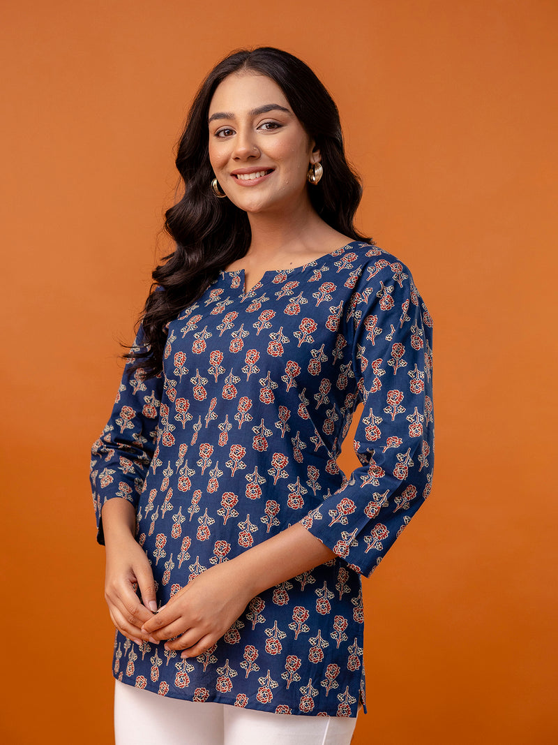 Elegant Printed top – Soft Cotton, Everyday Style, Sizes S–XXL.