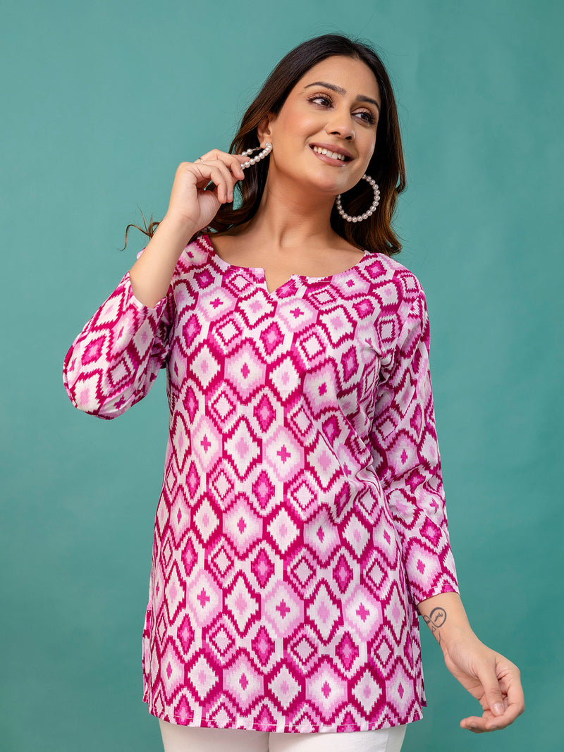 Elegant Printed top – Soft Cotton, Everyday Style, Sizes S–XXL.