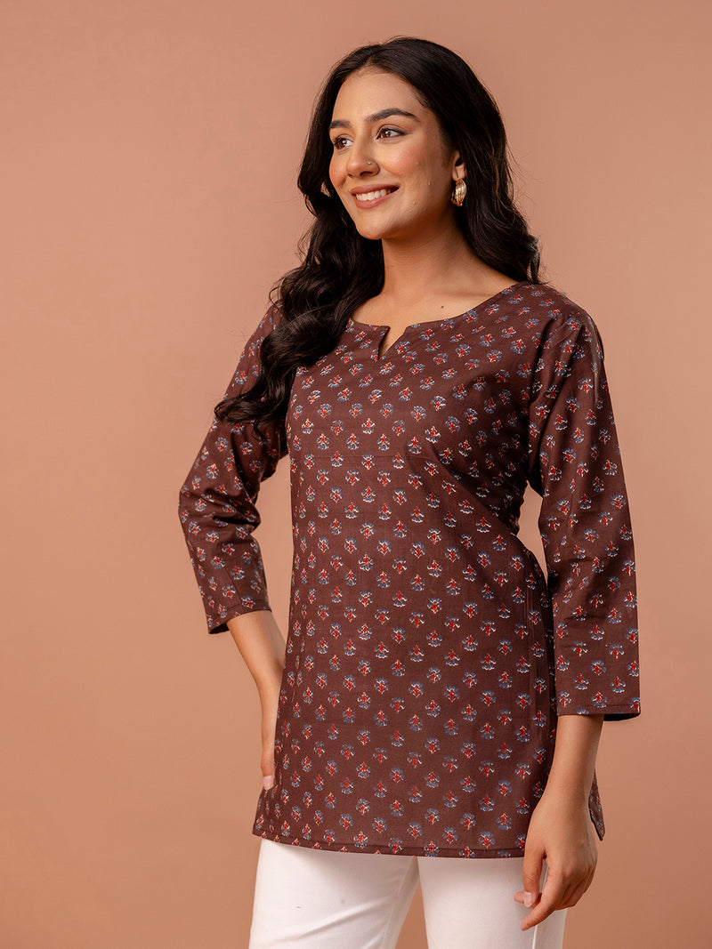 Elegant Printed top – Soft Cotton, Everyday Style, Sizes S–XXL.
