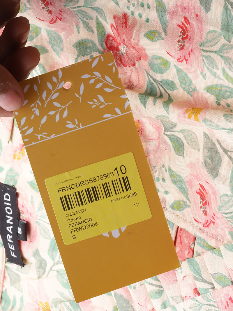 Floral Wrap Angrakha Dress – Lightweight Sleeveless Cotton Perfection