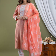 Women Kurta Pant Dupatta Set