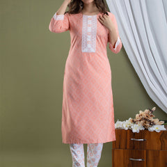 Women Kurta Pant Dupatta Set