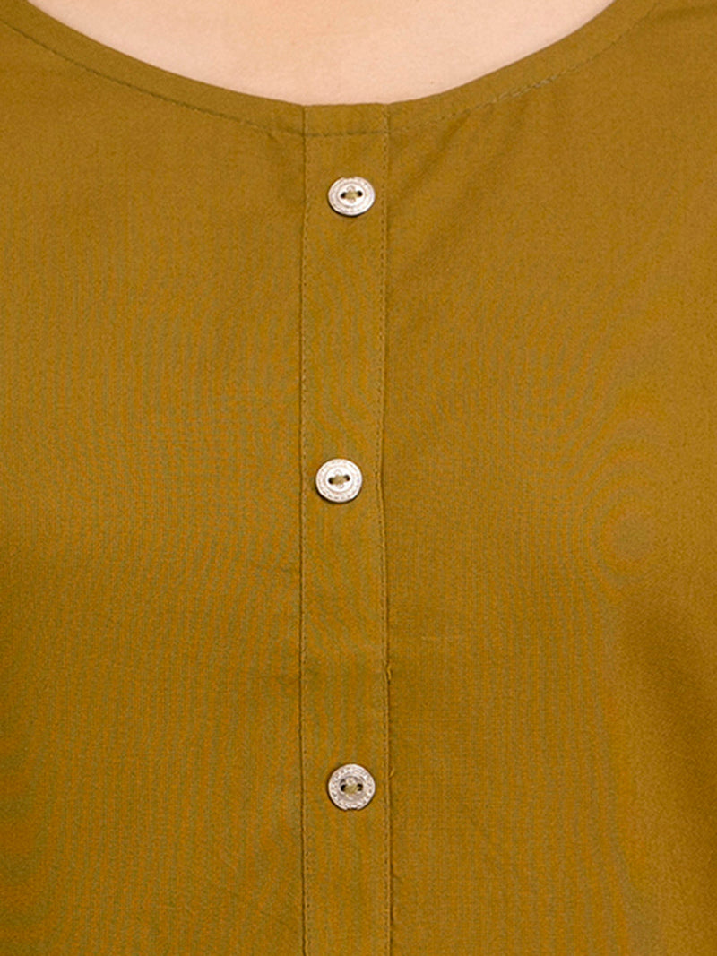 Feranoid Plain Short Kurti Rayon Sia