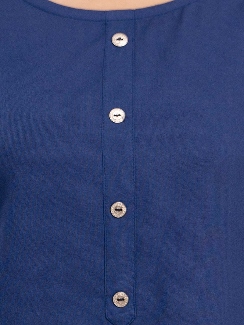 Feranoid Plain Short Kurti Rayon Sia