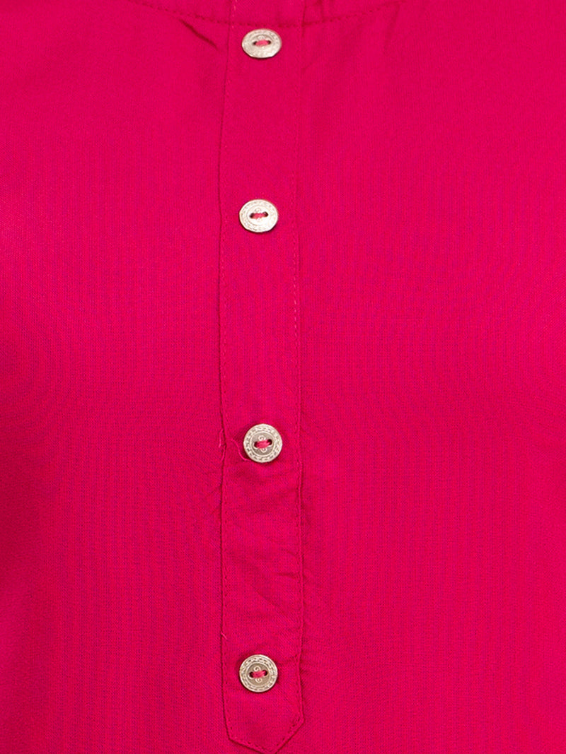 Feranoid Plain Short Kurti Rayon Sia