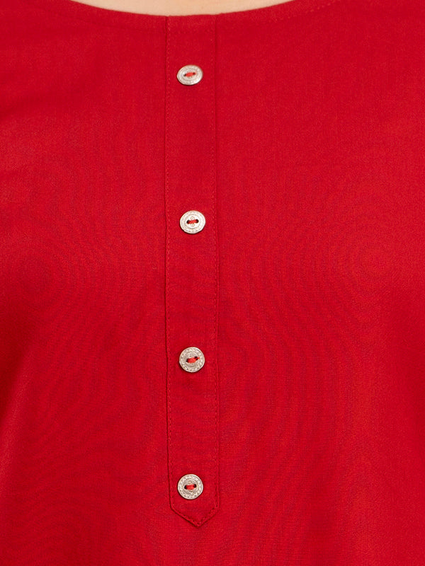 Feranoid Plain Short Kurti Rayon Sia