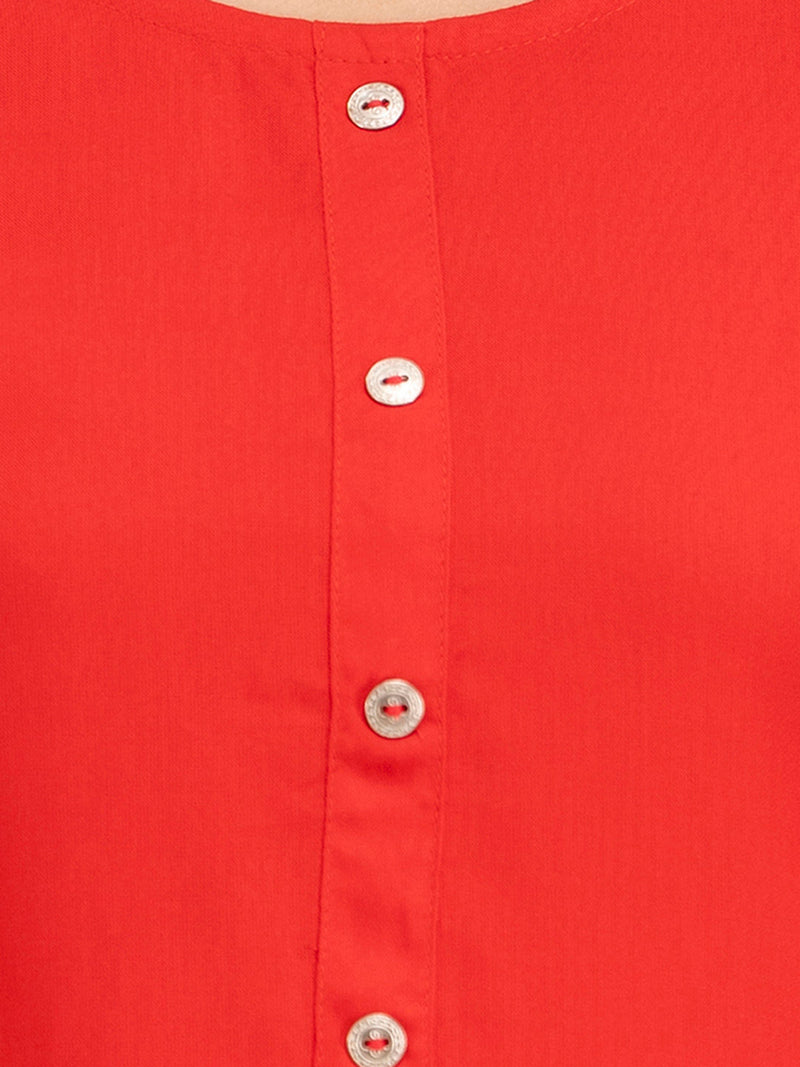 Feranoid Plain Short Kurti Rayon Sia