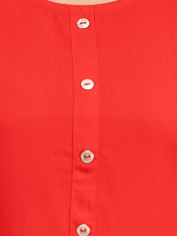 Feranoid Plain Short Kurti Rayon Sia