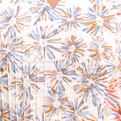 Ethnic Motifs Printed Gathers Cotton Tunic