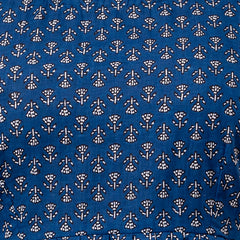 Floral Print Cotton Peplum Top