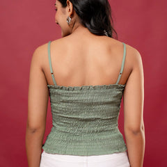 Collar Crop Top
