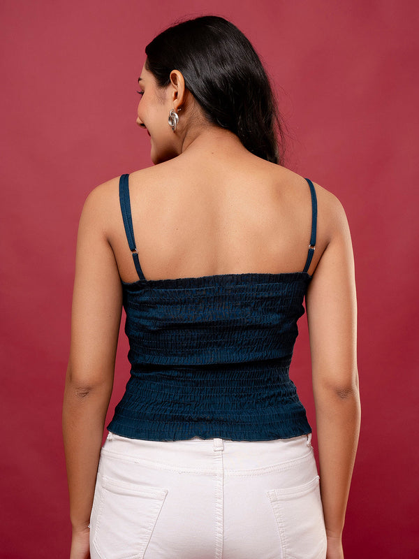 Feranoid Rayon Sia Sleeveless Crop Top