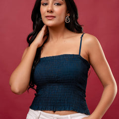 Feranoid Rayon Sia Sleeveless Crop Top