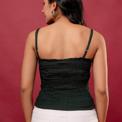 Feranoid Rayon Sia Sleeveless Crop Top