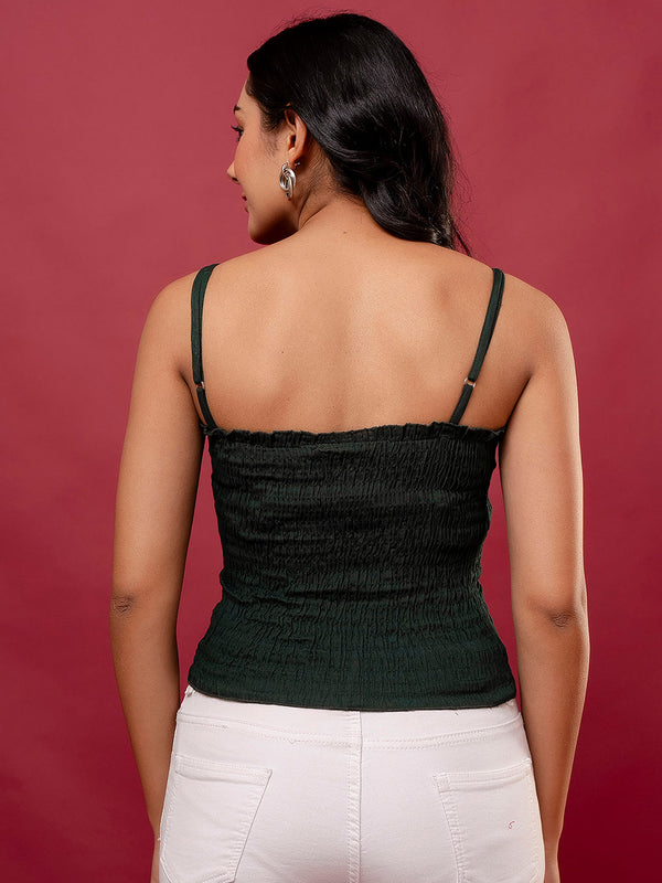 Feranoid Rayon Sia Sleeveless Crop Top