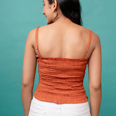 Feranoid Rayon Sia Sleeveless Crop Top